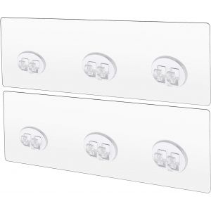 Loc-Lot De 2 Crochets Adhésifs De Rechange Pour Étagère De Douche,Sans Perçage,Crochets Autocollants Solides Pour Étagère De Douche D'Angle - Neuf