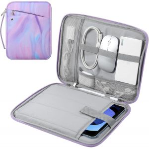 Housse De Protection 9-11 Pouces Avec Poignée, Sac De Voyage Rembourré Pour Nouvel Ipad Air 11 Pouces M3 2025, Ipad A16 11"", Ipadpro 11 M4, I-Pad 10/9/8/7, Tab S9/S8 11, Violet Fan[Coq9127735] - Neuf