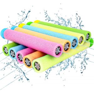 Kal-Lot De 10 Pistolets &Agrave; Eau En Mousse Pour Enfants - Port&eacute;e De 10 Cm - Jouet D'&eacute;t&eacute; Pour Jardin, Piscine, F&ecirc;te - Petit Cadeau Pour Enfants, Gar&ccedil;ons Et Filles - Neuf