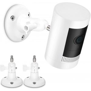 Support de Fixation Murale pour Ajustement Compatible avec la Caméra Ring Stick UP Arlo Pro 3 Pro 3 Fixations Murales pour Caméra 1/4 vis (White).[F153] - Neuf