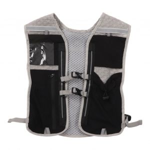 Gilet De Course A Pied Respirant En Maille Pour L'equitation, La Randonnee Et L'alpinisme, Noir - Neuf