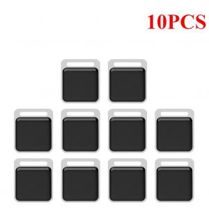 Mini traceur GPS sans fil,alarme Anti-perte,clé,sac pour enfant,portefeuille,recherche,application,enregistrement GPS- 10pcs black - Neuf