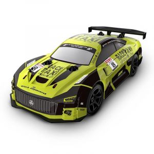 Voiture T&eacute;l&eacute;command&eacute;e 4WD Drift Avec Lumi&egrave;res Color&eacute;es Et Suspension Ind&eacute;pendante Vert YONIS - Neuf