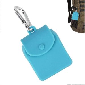 Sac de rangement, pochette en silicone appropriée, sacs en maille à fermeture éclair, cosmétique longue durée - Neuf