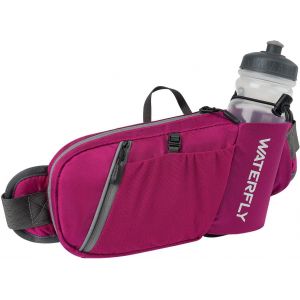 SJZG-Sac Banane Homme Femme: Ceinture De Course Avec Porte Bouteille Unisexe Bumbag Avec 5 Poches Petite Sacoche Banane De Sport Pour Randonn&eacute;e Cyclisme Balade Ville Vacances Rose Rouge - Neuf