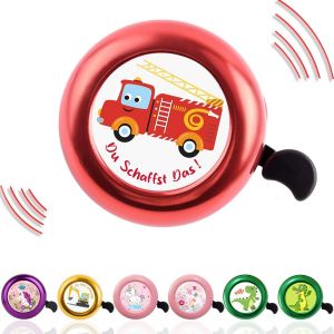 Sonnette De Vélo Enfant,Sonnette Velo Enfant,Sonnette Velo Enfant Fille,Sonnette Velo Fille,Aluminum Cloche De Vélo Filles,Cloche De Guidon Enfant Pour Velo Enfant,Scooters,Draisiennes,Vtt.[I944] - Neuf