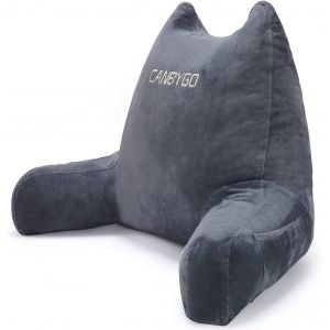 Confort Oreiller De Lecture Pour Le Soutien Du Dos Excellent Pour S'asseoir Et Lire Ou Jouer, Mousse M&eacute;moire &Agrave; Faible Rebond Th&eacute;rapeutique Lecture Coussin Repos De Lit Avec Bras - Neuf