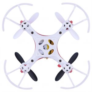 Mini drone 2,4 GHz 4 canaux, mode sans tete, quadricoptere 3D roulant, helicoptere RC (rouge) - Neuf