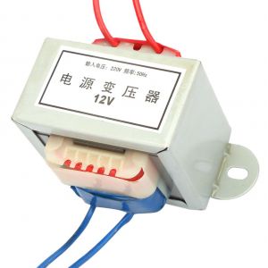 Transformateur de puissance electrique simple isole basse frequence 220 V 50 Hz 50 W 12 V - Neuf