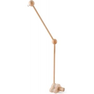 Eryi-Baby Mobile Bracket Wood Clouds Design Pour Lit Bébé, Table À Langer Nursery Playpen Diy Baby Mobile Holder Support Rack Rod Pour Suspension Music Box Wind Chime Bed Bell - Neuf