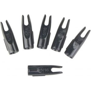 50pcs Tir À L'arc Flèche Encoches Plastique 5/16"" Chasse Plastinock Flèche Encoches Shaft Accessoires D'extrémité - Neuf