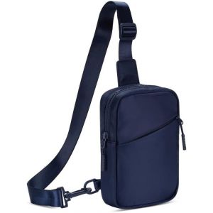 KALANKA-Sacoche Homme Femme Bandouliere des Sports étanche Sport Sling Sac de Poitrine Randonnée Petit Téléphone Portable Crossbody Nylon pour iPhone 16 Pro Max 15 14 Samsung Xiaomi BIS zu 7.5" Bleu - Neuf