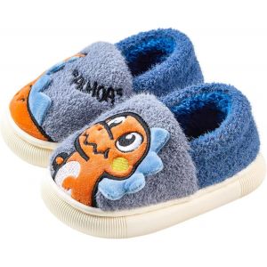 Ihkhu-Chausson Enfant Fille Peluche Pantoufle Garçon Chaussons Hiver Antidérapant - Neuf