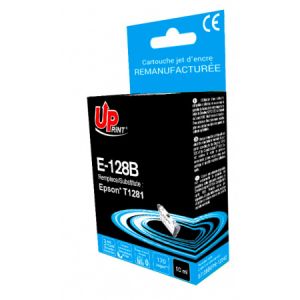 Epson 128 - Epson T128 - T1281 Cartouche d'encre noire remanufactur&eacute;e premium Epson 128 - Epson T128 - T1281 - C13T12814011 "Renard" - Neuf