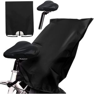 Housse De Pluie Pour Siège De Vélo Pour Enfant,Housse Imperméable Siège Vélo Enfant Avec Bandes Réfléchissantes Protection Contre La Pluie Pour Tous Les Sièges.[Y994] - Neuf