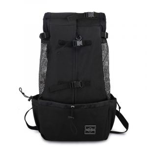 Sac À Dos De Transport Respirant Pour Chien, Grand Format, Noir (L) - Neuf