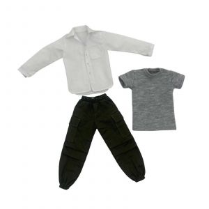 Ensemble de 3 vetements pour figurines d'action 1/6, combinaison complete pour figurine masculine de 12 pouces - Neuf