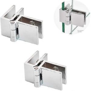 Charnières en verre à 90 degrés,charnières en alliage de zinc,charnières en verre sans perçage,charnières à pince de porte en verre,accessoires de meubles,vitrines,armoire à vin -T - Neuf