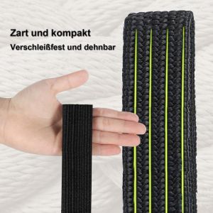 Mevronisshop-4 Pi&egrave;ces De 2m, Tendeurs &Eacute;lastiques, Sangle De Serrage Extra Forte, Avec Crochet M&eacute;tallique, Pour V&eacute;lo, Moto, Porte-Voiture, Camping (Noir) - Neuf