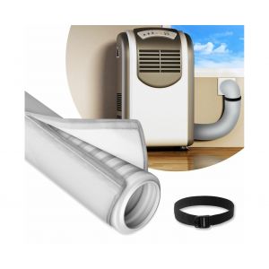 Gaine isolante portable pour tuyau de climatiseur 150 x 54 cm, grise - Neuf