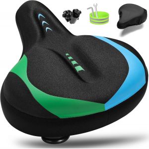Subzonal-Selle De Velo Ultra Confortable Homme Et Femme, Extra Large Selle Velo Gel, Rembourrage Doux Ergonomique, Avec Suspension, Siege Confort Velo Pour Vtt, V&eacute;lo De Ville, Ebike, V&eacute;lo Stationnair - Neuf