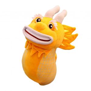 Poupée dragon chinoise créative en peluche, poupée Xiaolong, oreiller en chiffon-35CM - Neuf