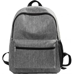 (Gris) Sac &Agrave; Dos Tendance, L&eacute;ger, Grande Capacit&eacute;, &Eacute;tanche - Neuf