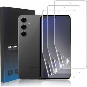 KAL-3 Pi&egrave;ces Protection &Eacute;cran Compatible Avec Samsung Galaxy S24 Fe, Hd Clair Film De Protection En Tpu Flexible Pour Samsung Galaxy S24 Fe [Non Verre][Compatible Avec Lecteur D`Empreinte] - Neuf