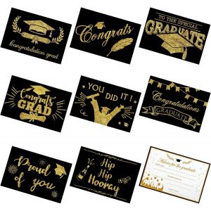 lbgwp60-Lot De 16 Cartes D'Invitation Pour Rem De Diplôme, Félicitations, Fête De Fin D'Études, Cartes De V?ux Pour Enfants, Maternelle, Collège, Lycée, Fête De Rem De Diplôme 2024 - Neuf