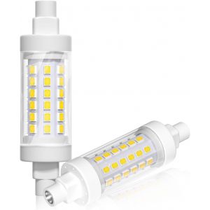 Kalanka-Ampoule Led R7s 78mm 10w Dimmable, Chaud Froid 6000k, &iquest;&iquest;Quivalent 100w J78 Lampes Halog&iquest;&iquest;Nes, 700lm, Ac 230v, Angle D'&iquest;&iquest;Clairage 360&iexcl;&Atilde;, Ampoule R7s Led Pour Lampes De S&iquest;&iquest;Curit&iquest;&iquest;, Lot De 2 - Neuf