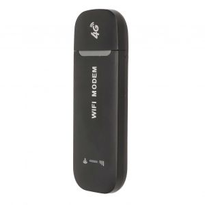Routeur WiFi 4G Noir Jusqu'à 10 utilisateurs Connexion facile et stable Routeur USB Plug and Play 4G LTE pour Hotspot Carte Micro SIM Téléphone PC - Neuf