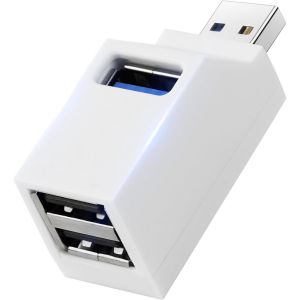 Hub USB Mini 3 Ports (1 USB 3.0 + 2 USB 2.0)-Adaptateur Portable pour Transfert Rapide de Données,Compatible avec Clés,Notebook PC,Portable,Clavier,Souris.[M10] - Neuf