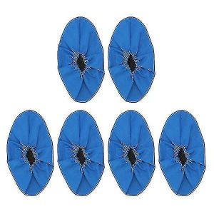 Lot De 3 Paires De Couvre-Chaussures Lavables En Tissu - Anti-Poussi&egrave;re, Antid&eacute;rapants, Pour L'int&eacute;rieur, Confortables Et R&eacute;utilisables, Pour La Maison Et Le Travail - Neuf