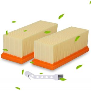 NouvelHorizonstore-Lot de 2 filtres 6.414-498.0 pour K&auml;rcher aspirateurs multifonctions A 2701, A2731 pt, A 2801 plus, SE 2001, SE 3001, SE 5100, SE 5001, SE 6100 - Neuf
