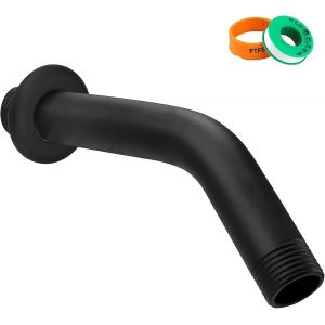 15cm Rallonge pour Douche, Extension Pommeau de Douche, en Acier Inoxydable Tete de Douche, avec Ceinture de Soupape et Socle D&eacute;coratif, pour Pommes de Douches Fixes et Extensibles - Neuf