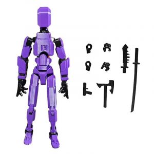 Mannequin articule mobile et metamorphe 2.0 imprime en 3D, 13 actions - Neuf