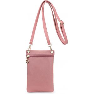 RFCBC-Sac pour téléphone portable - En cuir synthétique souple - Pour femme - Peut être séparé - Ceinture pour le shopping, les rendez-vous, les promenades - Neuf