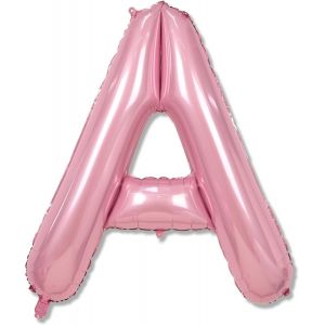 SJZG-Grands Ballons En Forme De Lettres A &Agrave; Z Pour Filles - 101,6 Cm - Rose Pastel - Ballons &Agrave; L'H&eacute;lium Pour Femmes, Anniversaire, Remise De Dipl&ocirc;me, Nouvel An - Fournitures De D&eacute;coration - Neuf