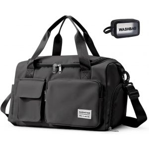 Acdsgd-Petit Sac De Gym Pour Femme - Sac De Voyage Imperm&eacute;able - Bagage &Agrave; Main - Sac De Weekend Avec Compartiment &Agrave; Chaussures Et Compartiment Humide - Sac Fourre-Tout De Gym Pour Voyage, Entra&icirc;nement, - Neuf