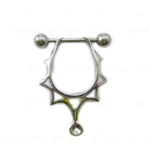 Piercing De Teton En Alliage D'acier Inoxydable, Bijou Decoratif Tendance - Neuf