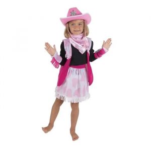 Ensemble Cowgirl - Ptit Clown - Enfant - Taille Unique - Couleur Rose - Neuf
