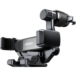 KALANKA-Support T&eacute;l&eacute;phone Voiture Ventilation Porte Smartphone Automobile Grille A&eacute;ration Socle Portable Auto Compatible avec iPhone 17 Pro Max Air 16 15 14 Galaxy S25 Ultra S24 (Gravit&eacute;) - Neuf