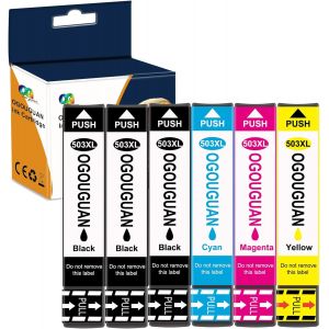 503XL Cartouches d'encre Compatible pour Epson 503 XL pour Expression Home XP-5200 XP-5205 XP5200 XP5205 Workforce WF-2960 WF-2965 WF2960 WF2965 WF-2960DWF WF-2965DWF (6 Paquets) - Neuf