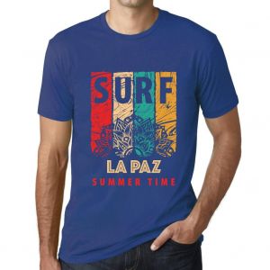 Homme Tee-Shirt Surf D'&eacute;t&eacute; &Agrave; La Paz - Summer Time Surf In La Paz - T-Shirt Graphique &Eacute;co-Responsable Vintage Cadeau Nouveaut&eacute; - Neuf