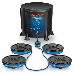 Checarzhn--No1-Système D'arro Automatique Alimenté Par Gravité, Aucune Alimentation Nécessaire, Lot De 4 Systèmes D'arro Automatique Avec Réservoir De 50 Litres, Base De Pot En Tissu Pour - Neuf