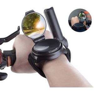 Rétroviseur De Vélo Réglable À 360° - Bracelet De Sécurité Pour Cyclistes - Confortable, Durable Et Facile À Utiliser Pour Toutes Les Activités Cyclistes - Neuf