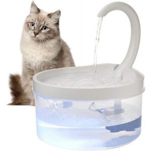 Fontaine À Eau Automatique Pour Chat Avec Filtre ¿ Distributeur D'eau Usb Pour Animaux De Compagnie, Fonctionnement Silencieux, Éclairage Led, Facile À Nettoyer, Alimentation En Eau Fraîche - Neuf