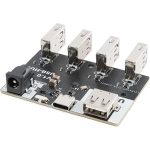 Connecteur USB XL-USB USBHUB USB2.0 HUB Hub Contr&ocirc;leur 4 Ports Module d'extension USB 2.0 Puce CH334 40 Mo/S - Neuf