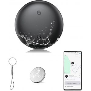 MEVRONISSHOP-Traceur GPS Android et Apple, Localisateur Fonctionne avec l&iquest;app Google et Apple Localiser, Imperm&eacute;Able Bluetooth Localisateur, Smart Tag pour Les Cl&eacute;s/Portefeuilles/Valises/Bagages/Enfa - Neuf