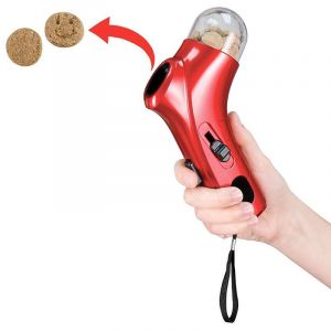 Animal De Compagnie Traiter Lanceur, Chiot Traiter Distributeur, Distributeur De Nourriture Pour Animaux De Compagnie, Rouge Catapulte - Neuf